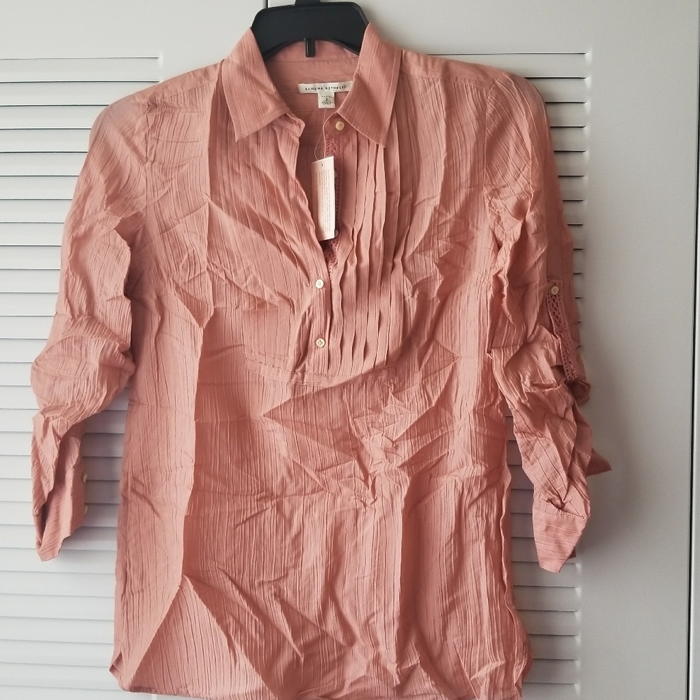 NWT BR Silk and Cotton Tunic